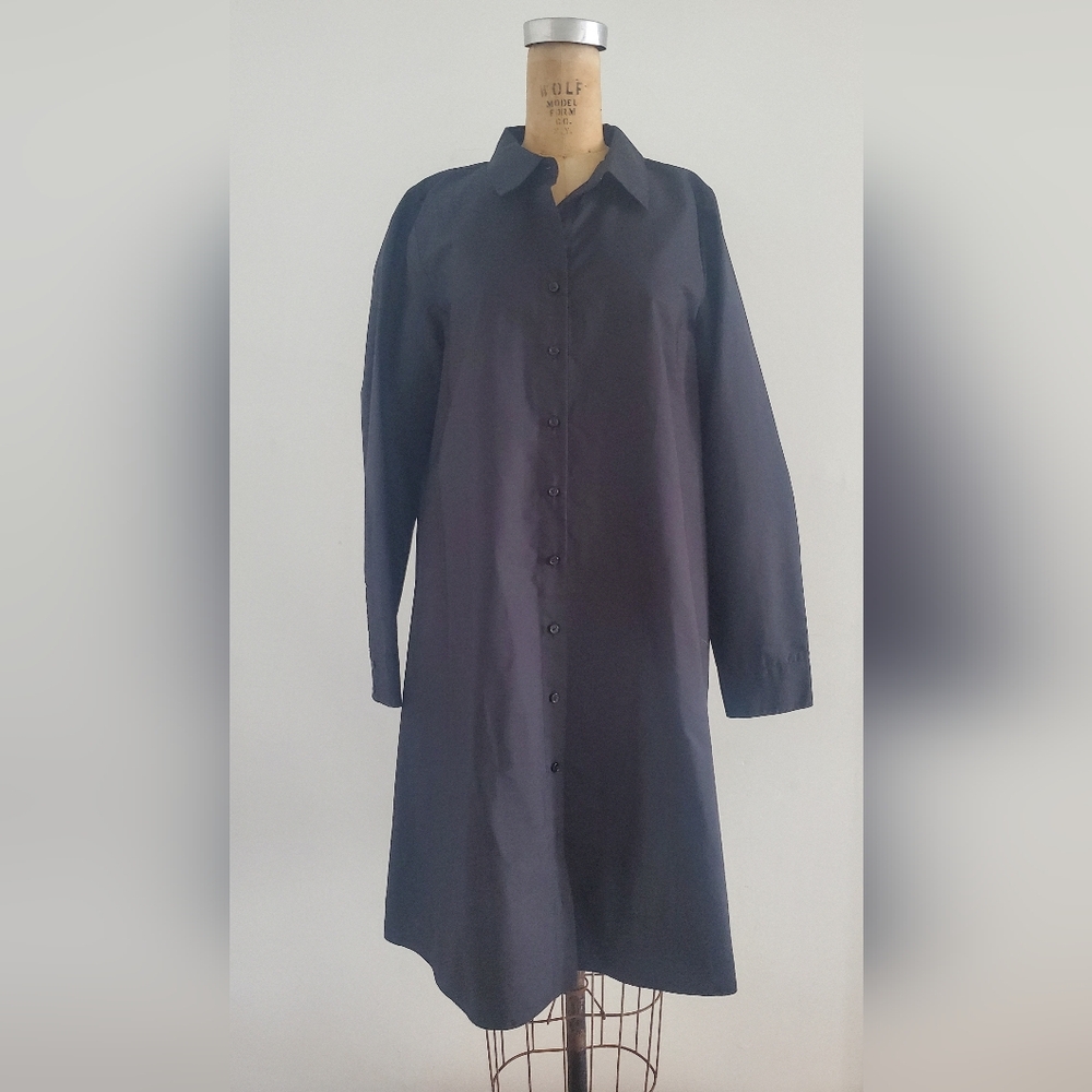 Sundays Elegant Pleated Midi Dress, Black, Size 2, NWT